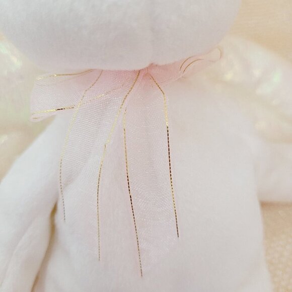 Ty Beanie Baby HALO Bear Brown Nose 5th Gen 1998 PE Pellets TRUSTED SELLER NWT - Picture 9 of 15